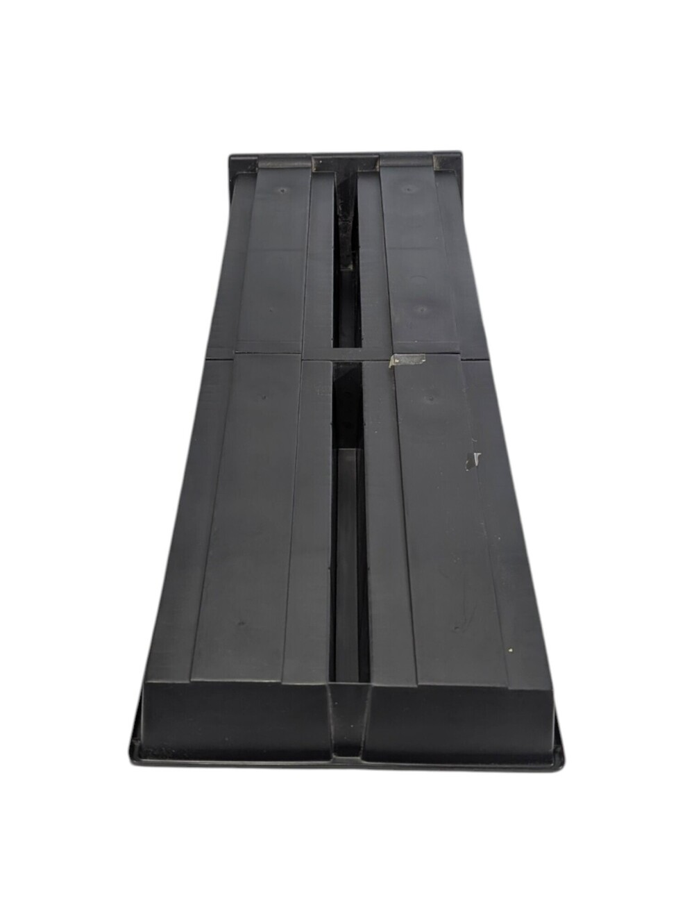Vintage Alpha Fellowes 120 CD Capacity Twin Tower Storage Rack Black Retro - Picture 8 of 8